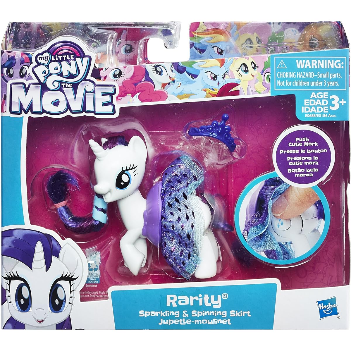 My Little Pony: The Movie Sparkling & Spinning Skirt Rarity