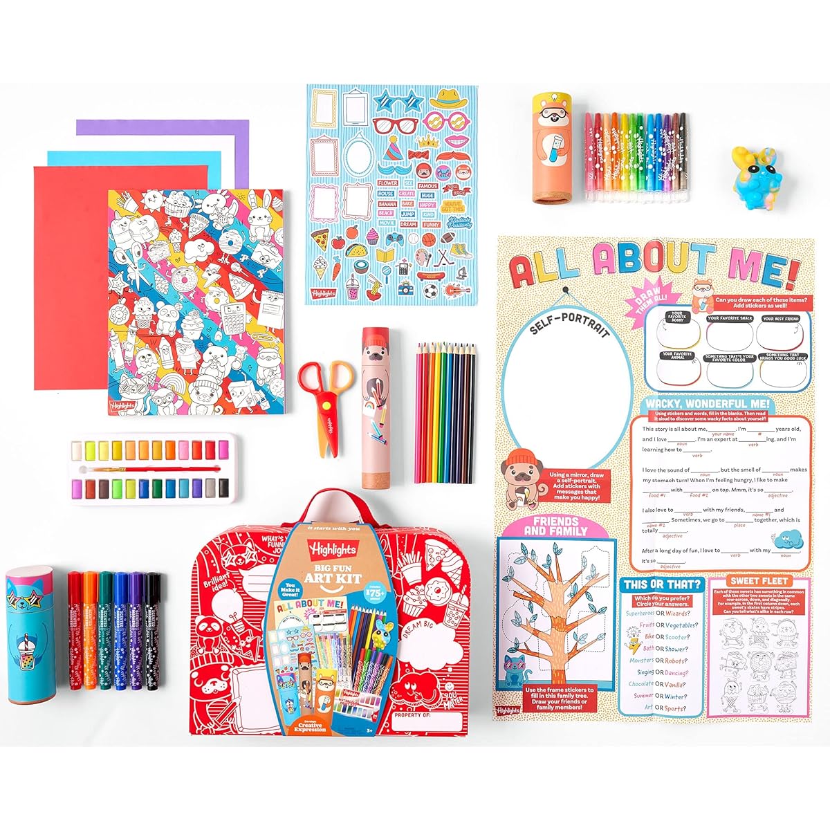 Highlights Big Fun Kids Art Kit