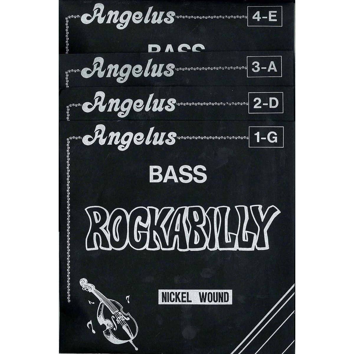 Angelus ROCKABILLY wood bass strings