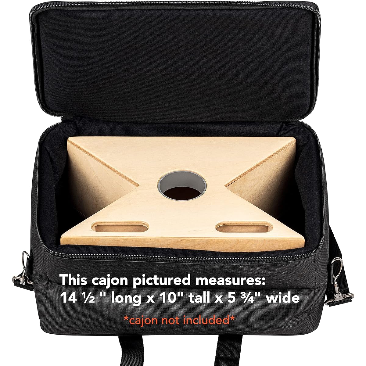 MEINL Percussion Professional Hybrid Slap-Top Cajon Bag MHTOPCJB [Domestic regular product]