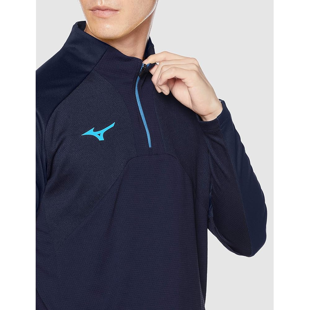 [Mizuno] Soccer Wear Soft Knit Jacket (Half Zip) Slim P2MC0040