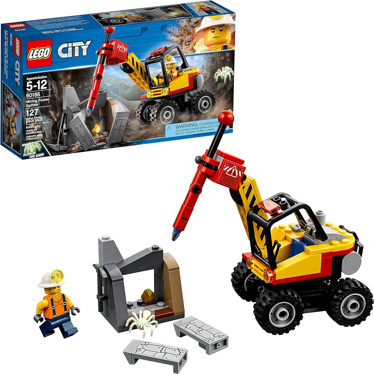 LEGO City Mining Power Splitter 60185 Building Kit (127 Pieces) (Discontinued by manufacturer)