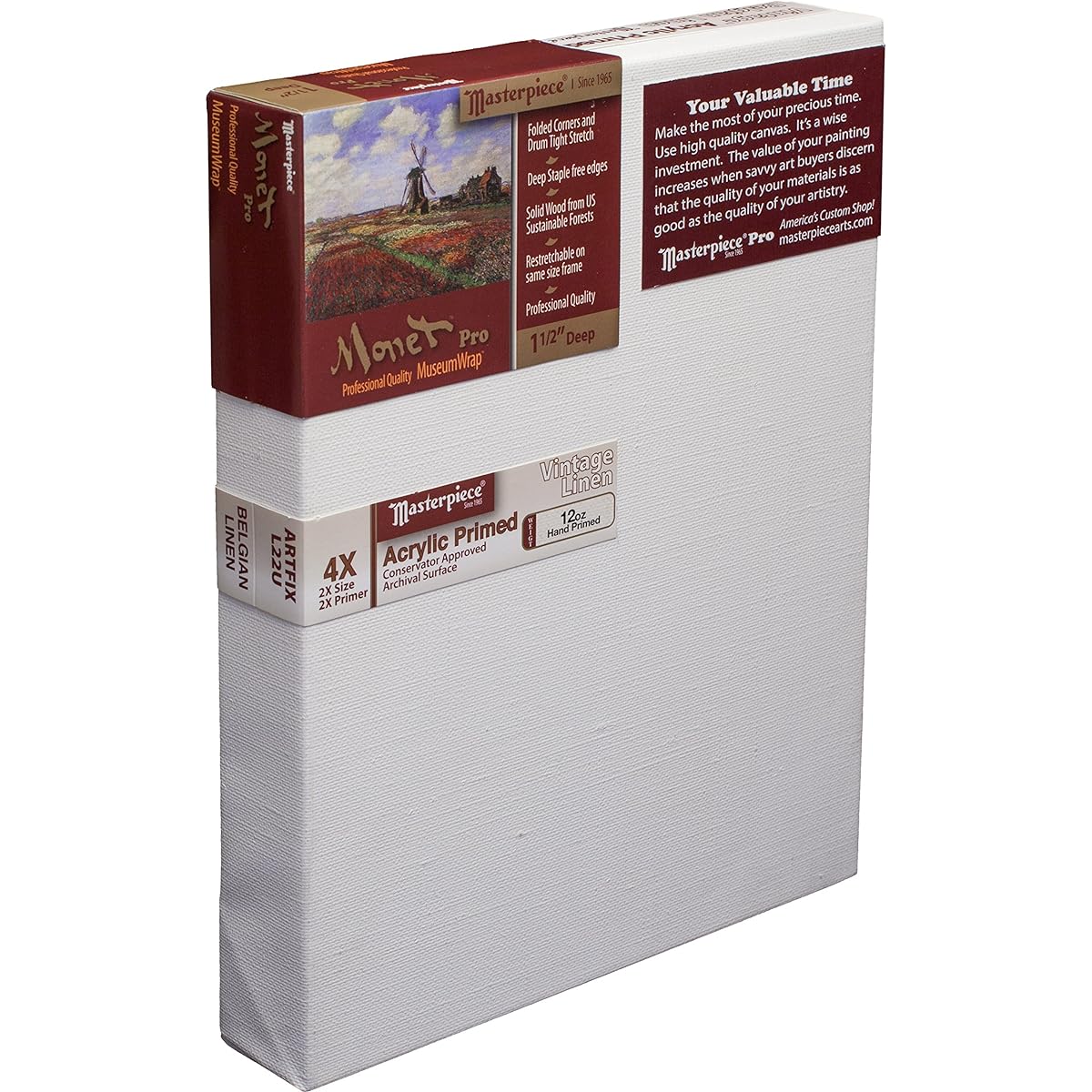 Masterpiece Monet Pro Canvas 8-inch by 10-inch 44018