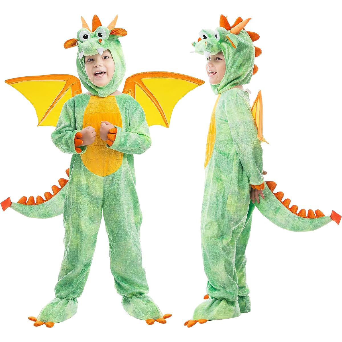 Spooktacular Creations Deluxe Dragon Costume Set with Toys for Role Play
