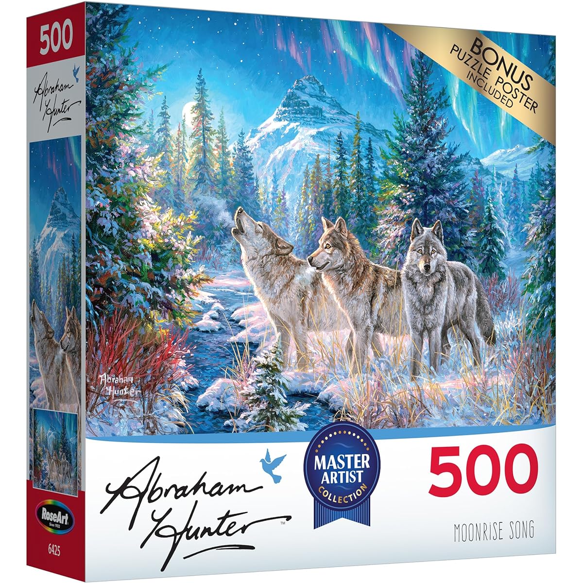 Abraham Hunter 500 Piece Jigsaw Puzzle - Moonrise Song