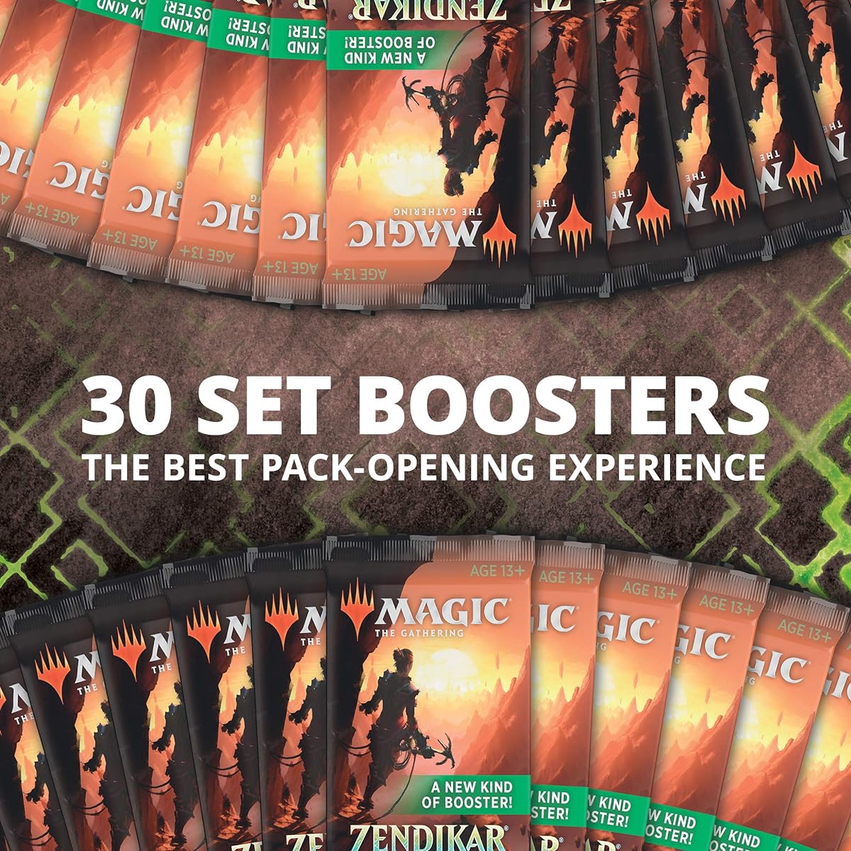 Magic: The Gathering Zendikar Rising Set Booster English Version 30 Packs (BOX) MTG Trading Card Wizards of the Coast