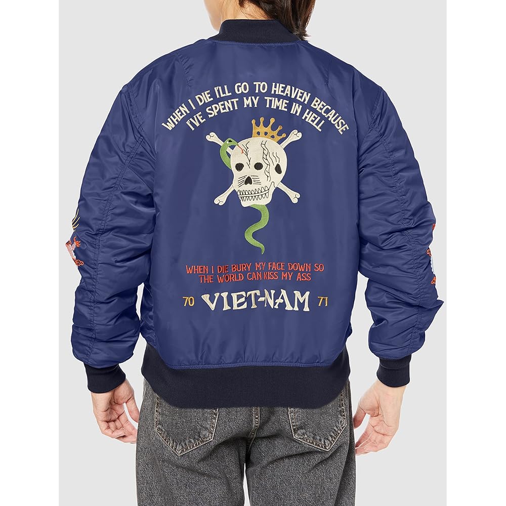 [Houston] Military EMBROIDERY MA-1(VIETNAM)