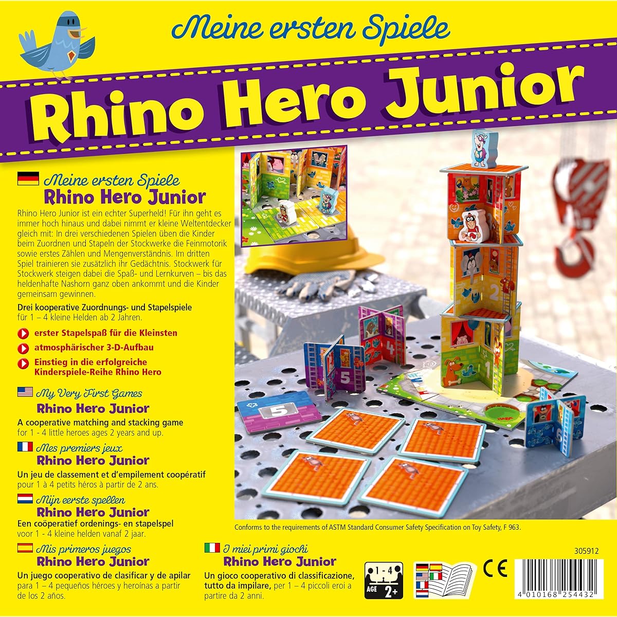My first games - Rhino Hero Junior