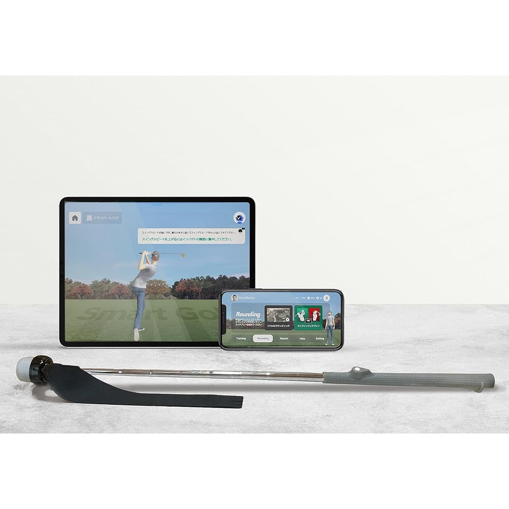 SMARTGOLF AIX (2023) Simulation golf AI swing analysis training club Precise AI coaching Measure and analyze head speed/flying distance/trajectory