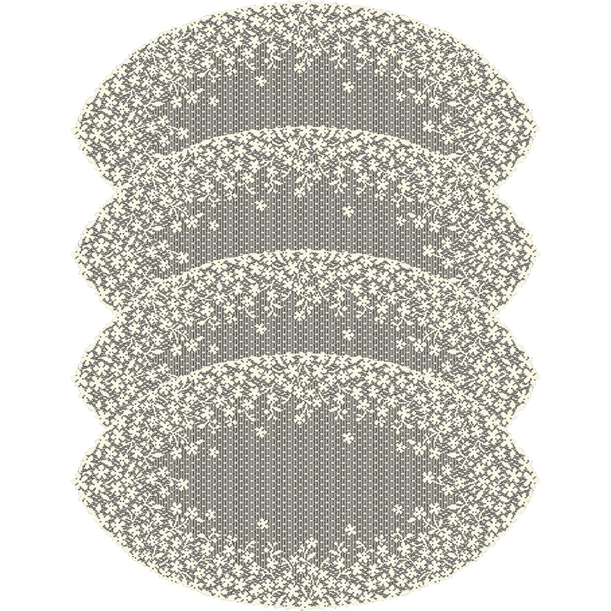 Heritage Lace Blossom Doily 12" x 22", Ecru