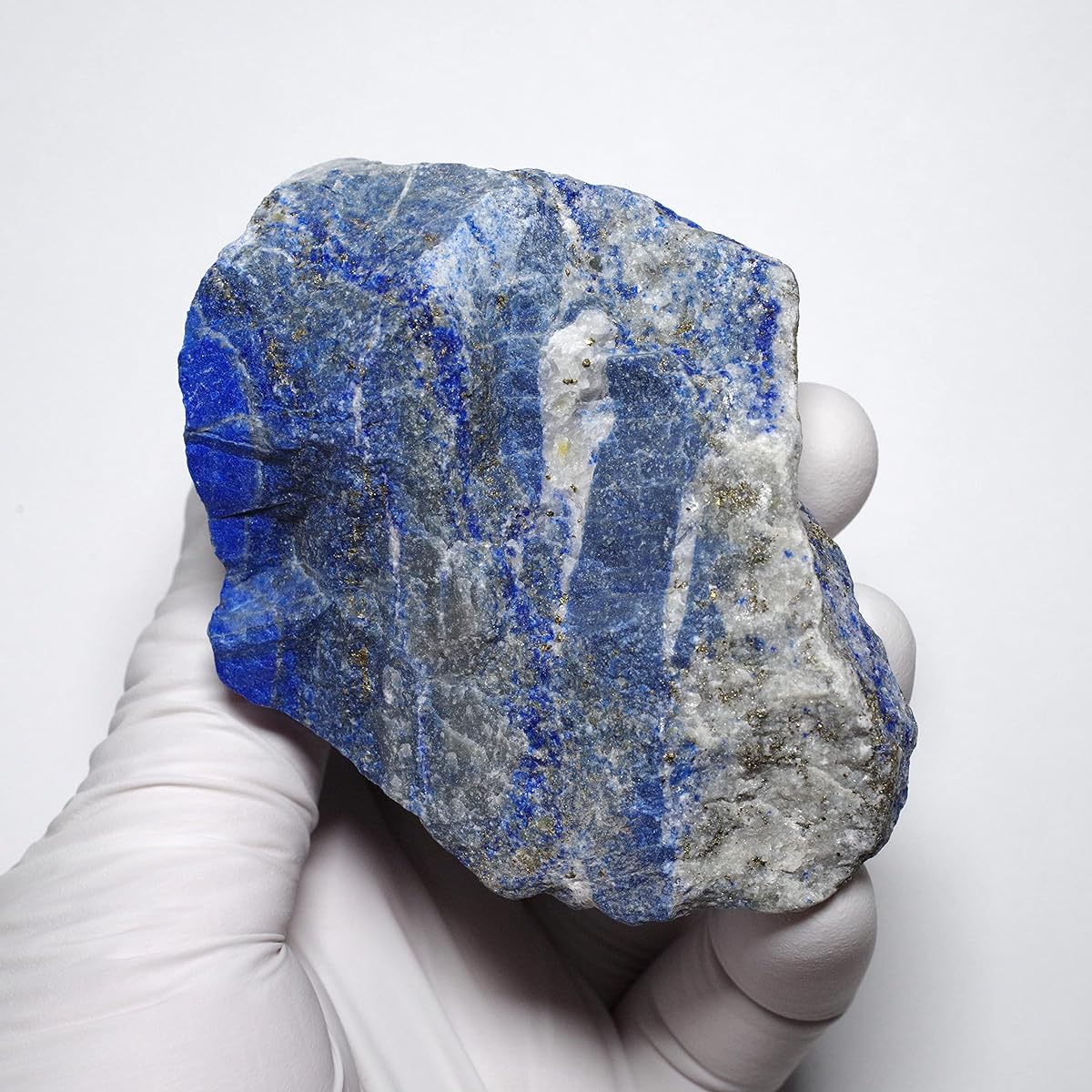 [N2 stone Natural] Natural mineral lapis lazuli (lapis lazuli) - Afghanistan/specimen | 61 | "One of a kind" approx. 199g, 84x61x43mm