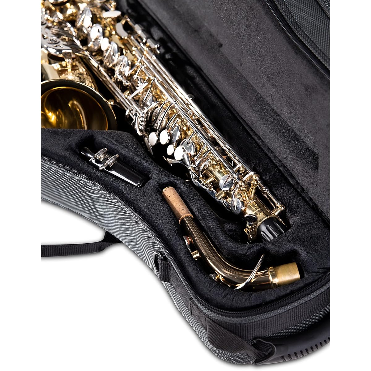 GATOR Lightweight semi-hard case for alto saxophone shape type Adagio Series EPS made GL-ALTOSAX-S23 [Domestic regular product]