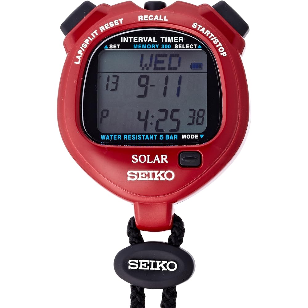 SEIKO SOLER INTERVAL TIMER (Power Red) SVAJ103