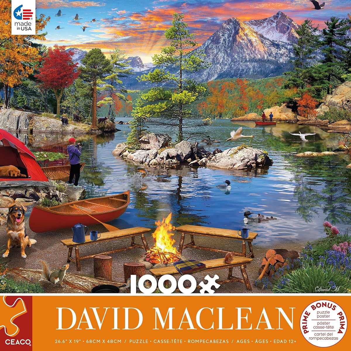 Ceaco - David Maclean - Fishing with my son - 1000 piece jigsaw puzzle