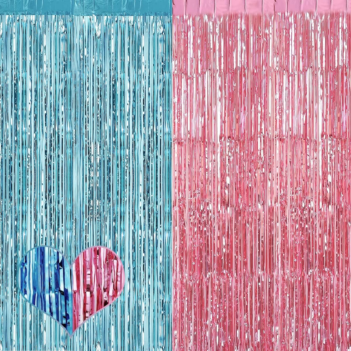 4 Pack 3.2ft x 8.2ft Pink Blue