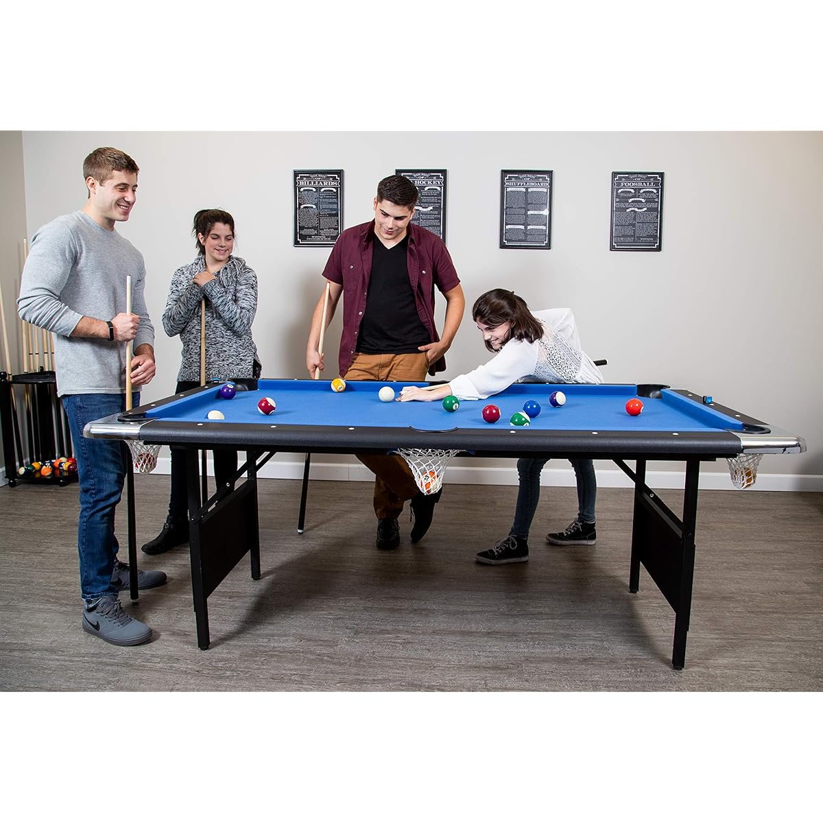 Hathaway Fairmont 6 ft. Portable Pool Table