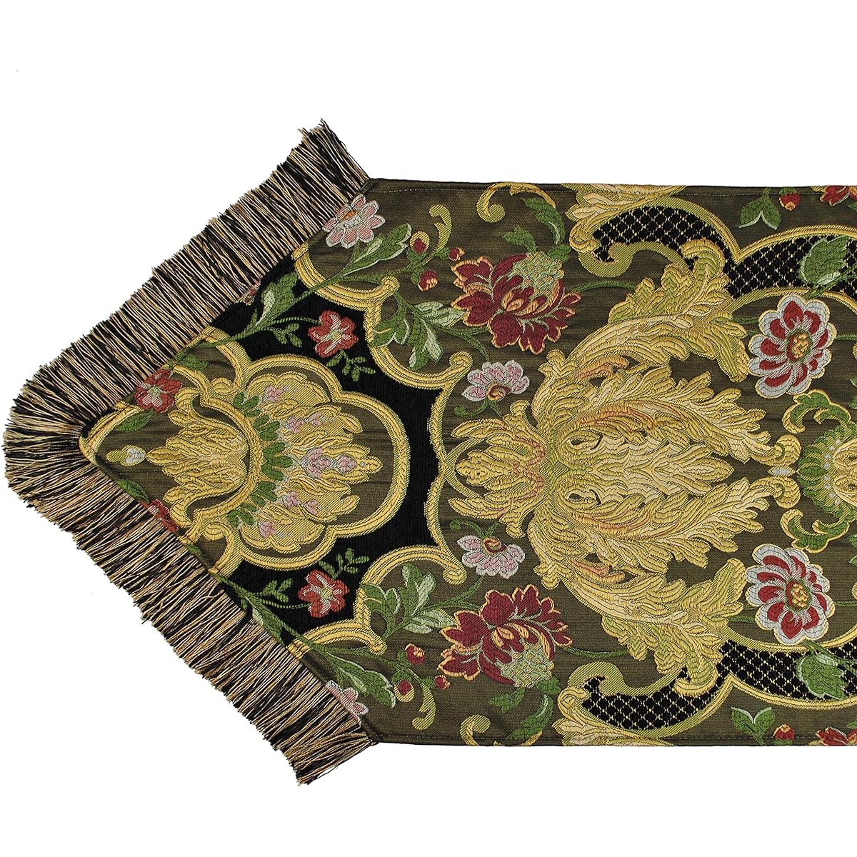Austin Horn Classics Gustone Luxury Table Runner Design Paisley Abstract Graphic Floral 13 x 72 Inch