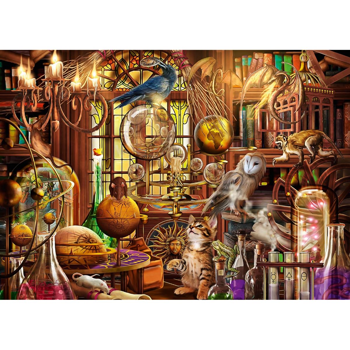 Merlins Laboratory. Puzzle 1000 for you