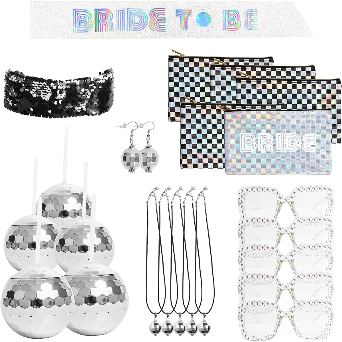Last Disco Bachelorette Party Favor Set