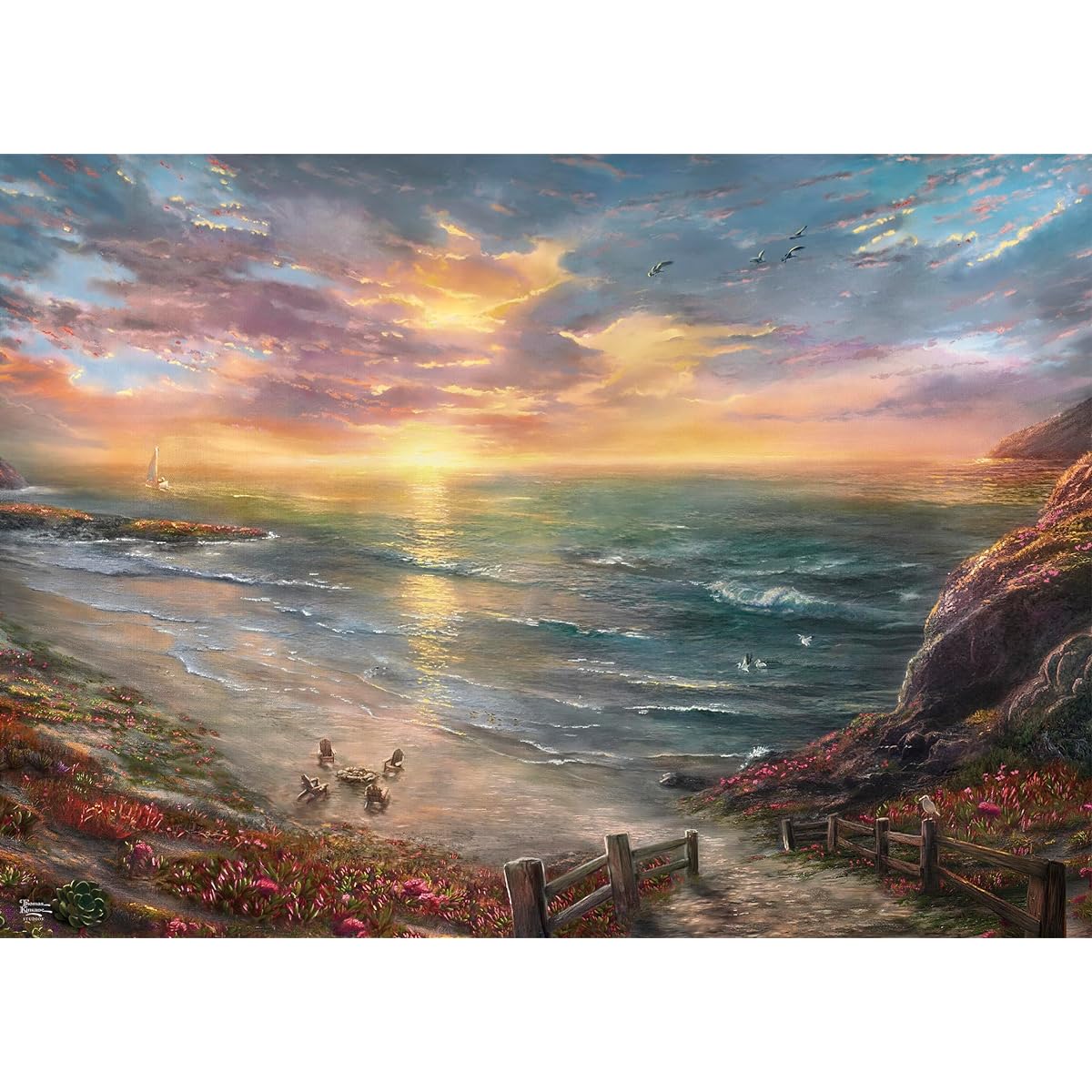 Beachside Gathering (1000 Pieces)