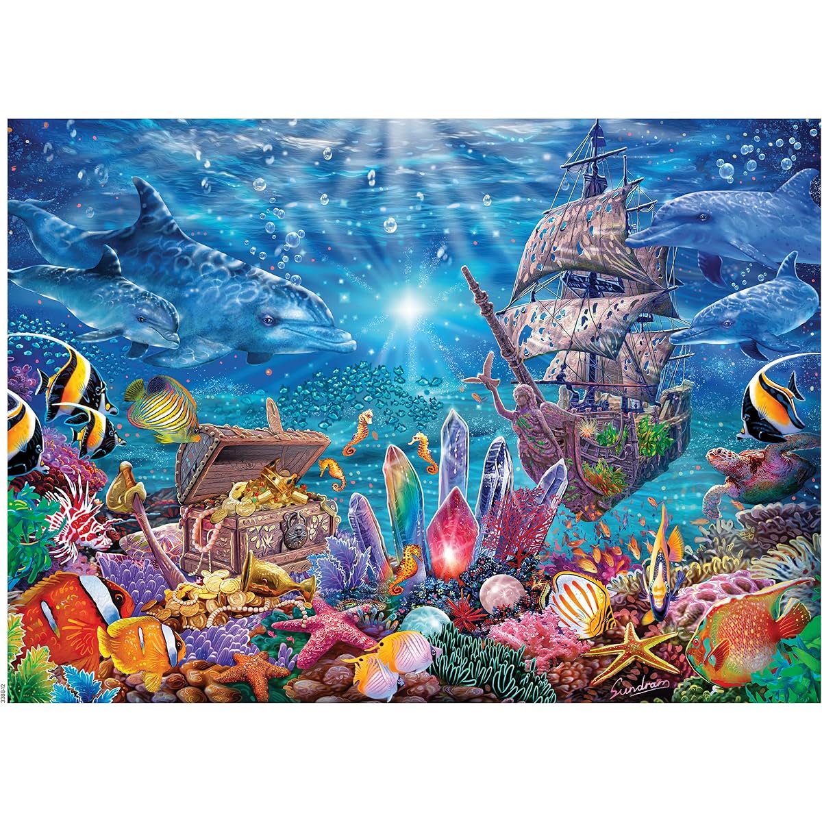 Ceaco - Ocean Magic - Sea Treasures - 1000 Piece Jigsaw Puzzle