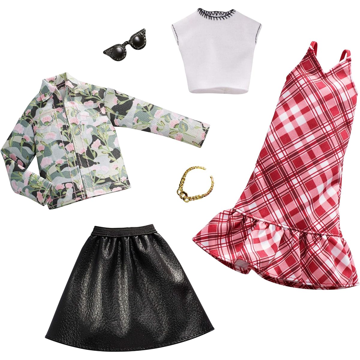 Barbie Plaid Camouflage Fashion Pack