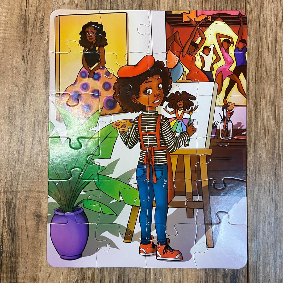 Puzzle Huddle Future Artist Children's Jigsaw Puzzle (10" x 13") - 24 Pieces - Ages 3 and up