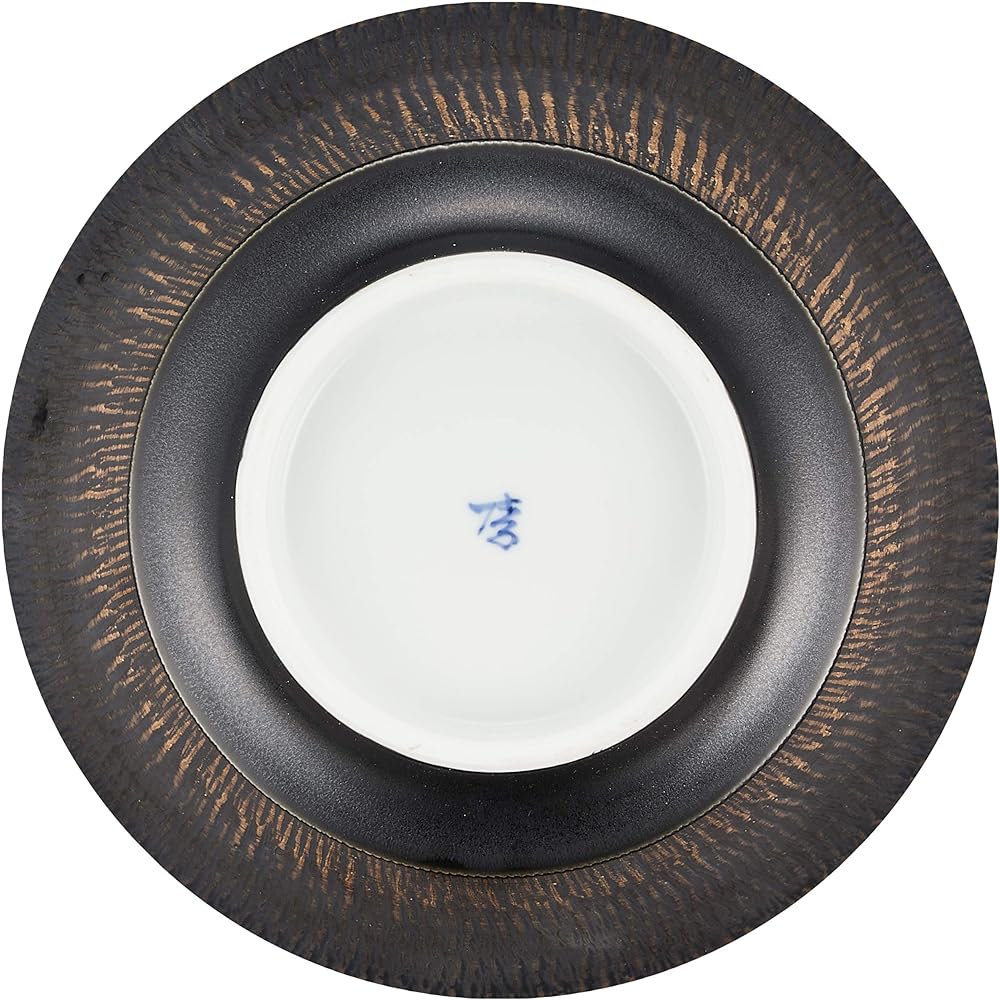 Arita Ware Ultimate Ramen Bowl Liso Kiln Black Glaze Blowing Plane R0308