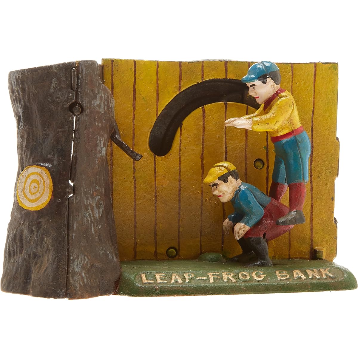 Design Toscano Leap Frog Collectors' Die-Cast Iron Mechanical Coin Bank