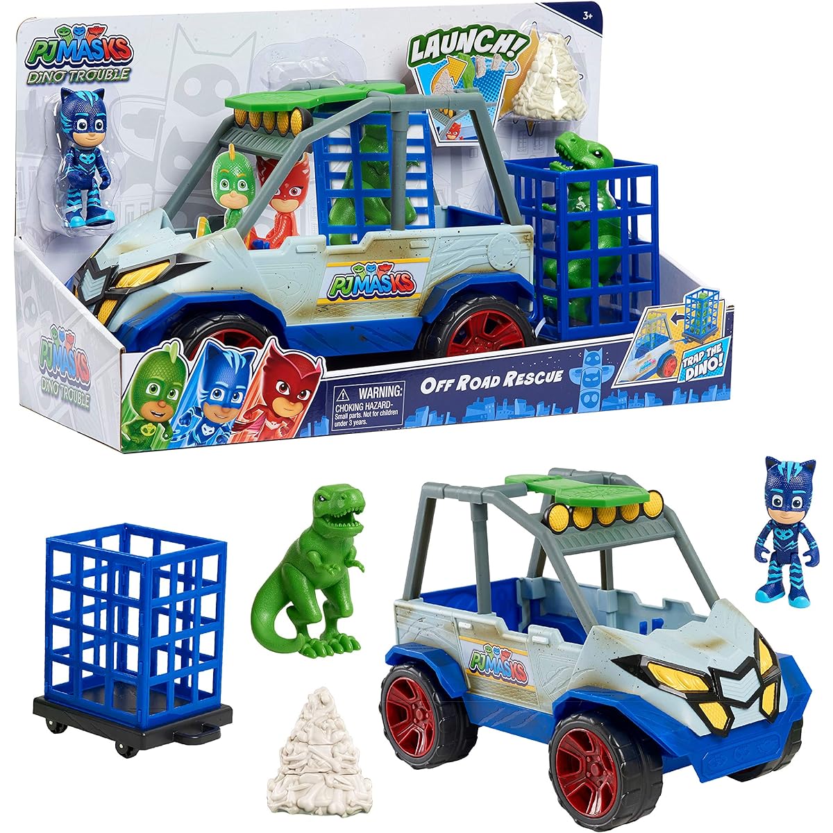 Just Play PJ Masks with Dinosaur and Catboy Figures Dinosaur and Dinosaur Figures