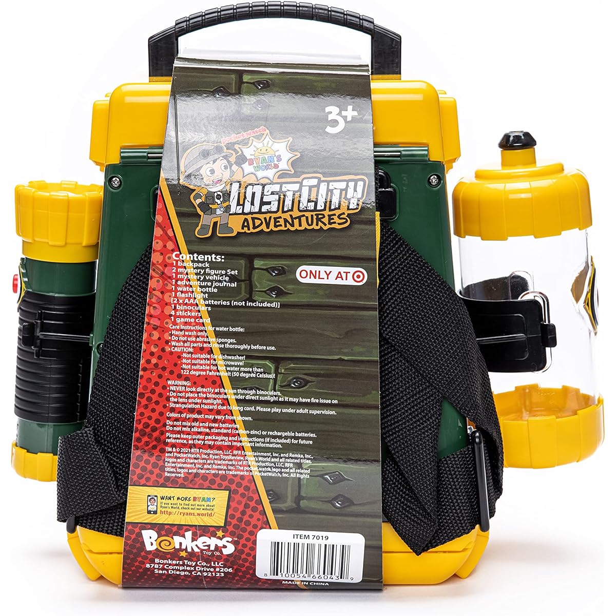 [RYAN'S WORLD] 919640.002 Lost City Adventure Backpack Multi 20.3 x 30.5 x 27.9 cm
