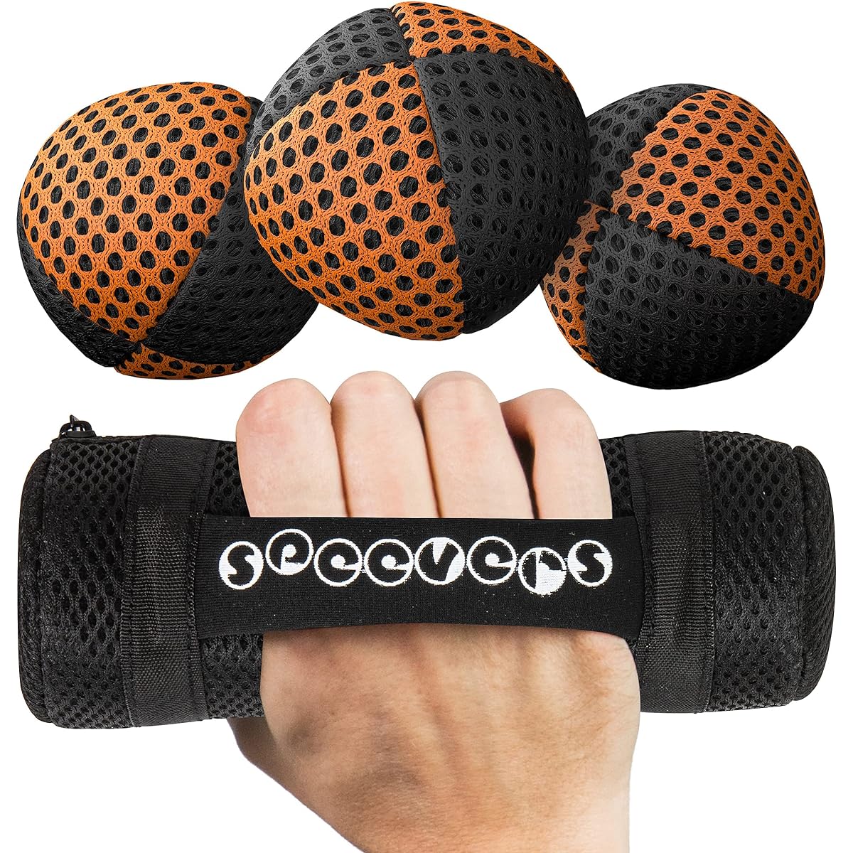 speevers Weighted Juggling Balls for Fitness 650g Power X Balls Set of 3 with Carry Pouch, Fun Indoor Workout Aid for Weight Loss and Training, Best Exercise Gift for Men and Women