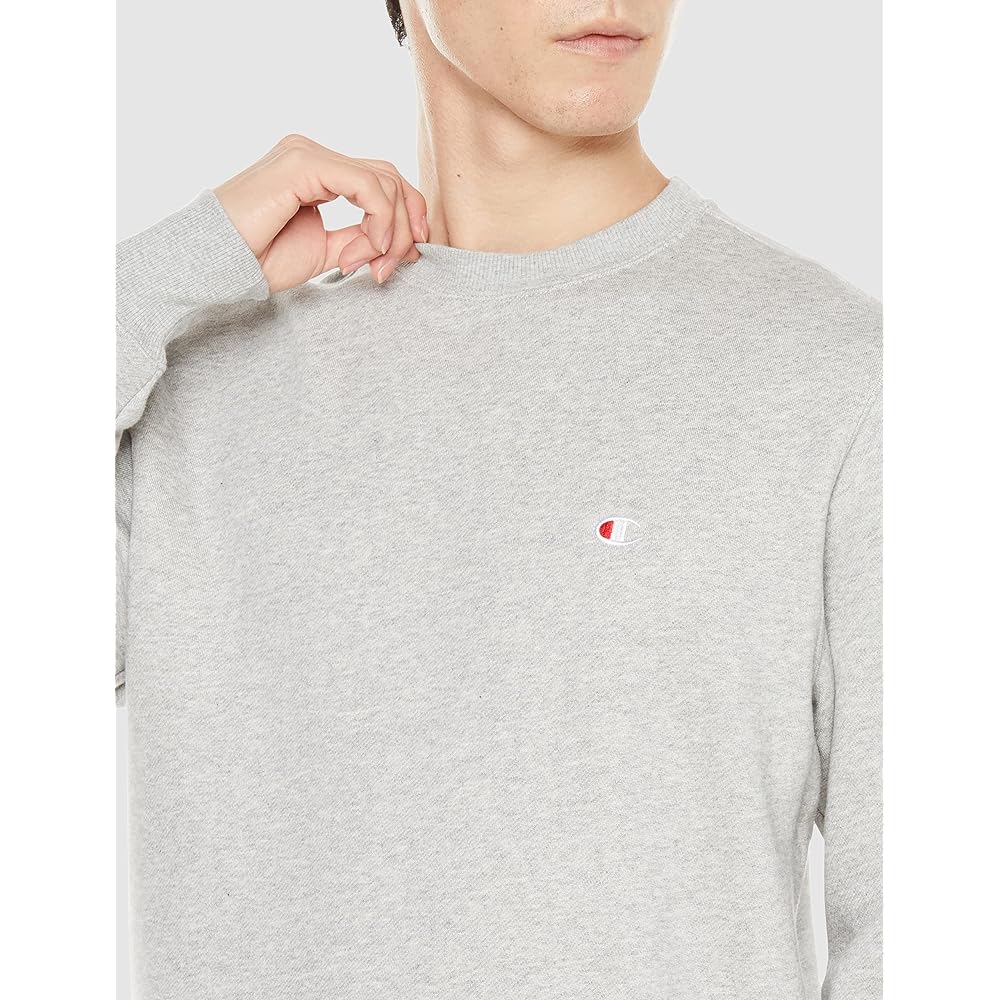 [Champion] Sweatshirt, Long Sleeve, Brushed Lining, One Point Logo, Crew Neck Sweatshirt C3-W005Z Men's