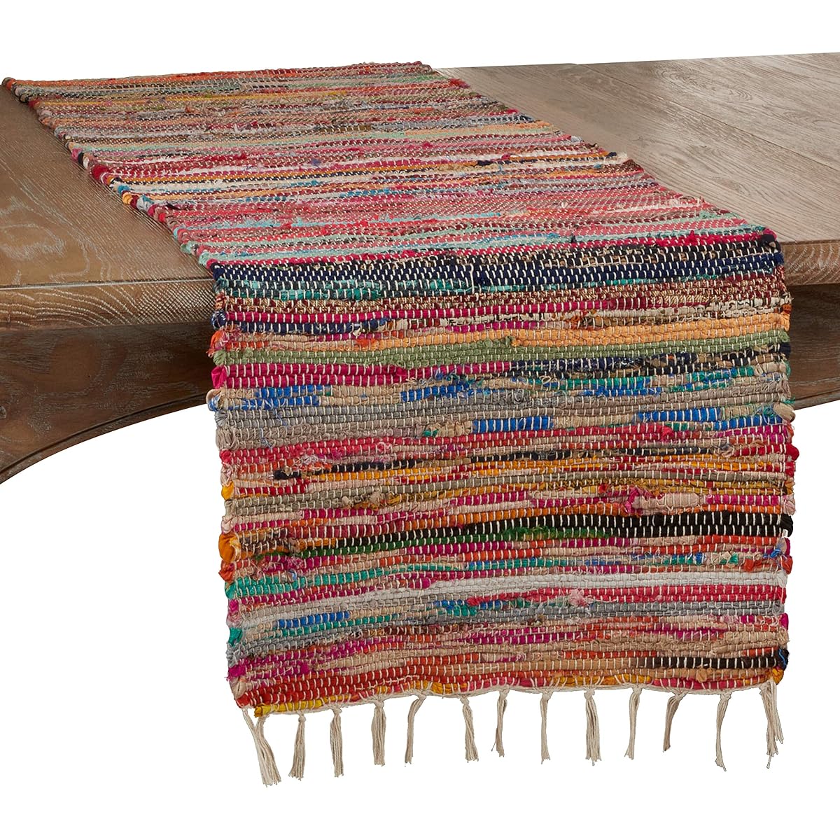 SARO LIFESTYLE Authentic Collection Multicolor Chinese Table Runner 16" x 72"