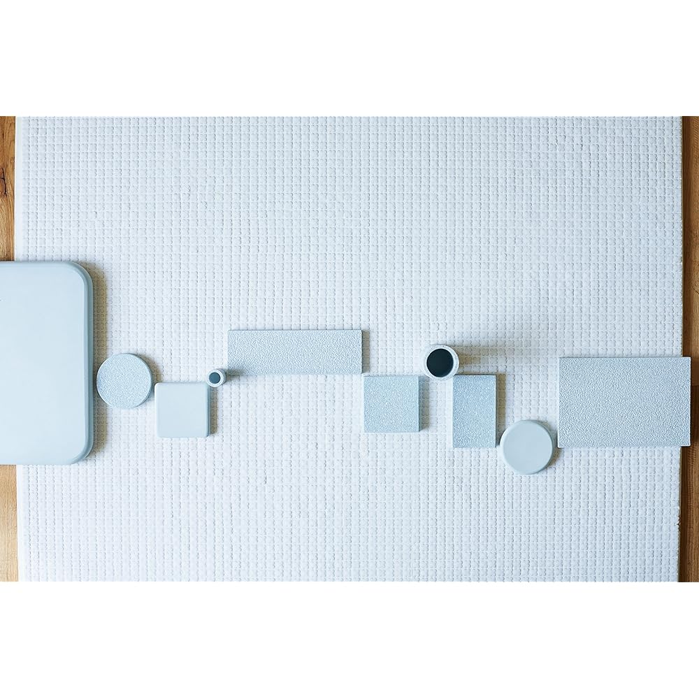 soil diatomaceous earth bath mat blue