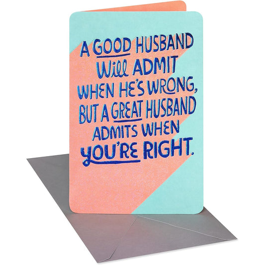 American Greetings Anniversary Card for Husband (The Greatest Husband)