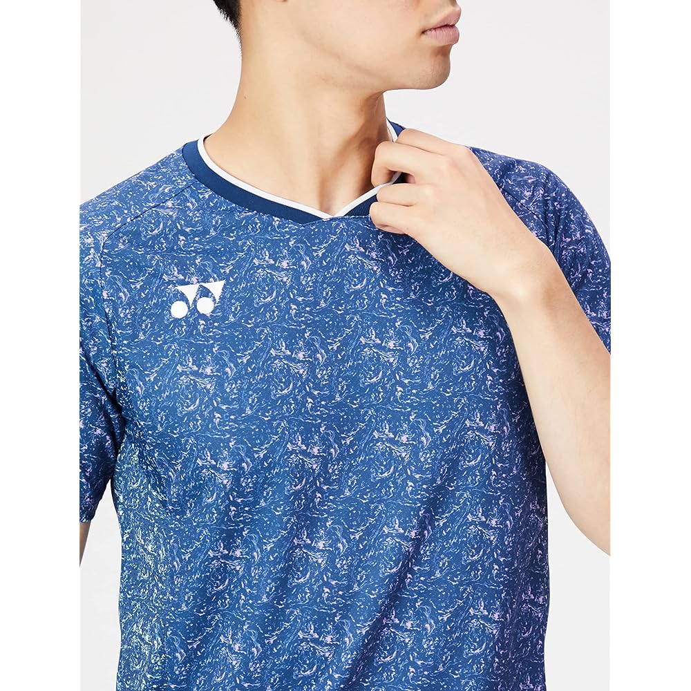 [YONEX] Men's Short Sleeve Shirt Game Shirt (Fit Style)