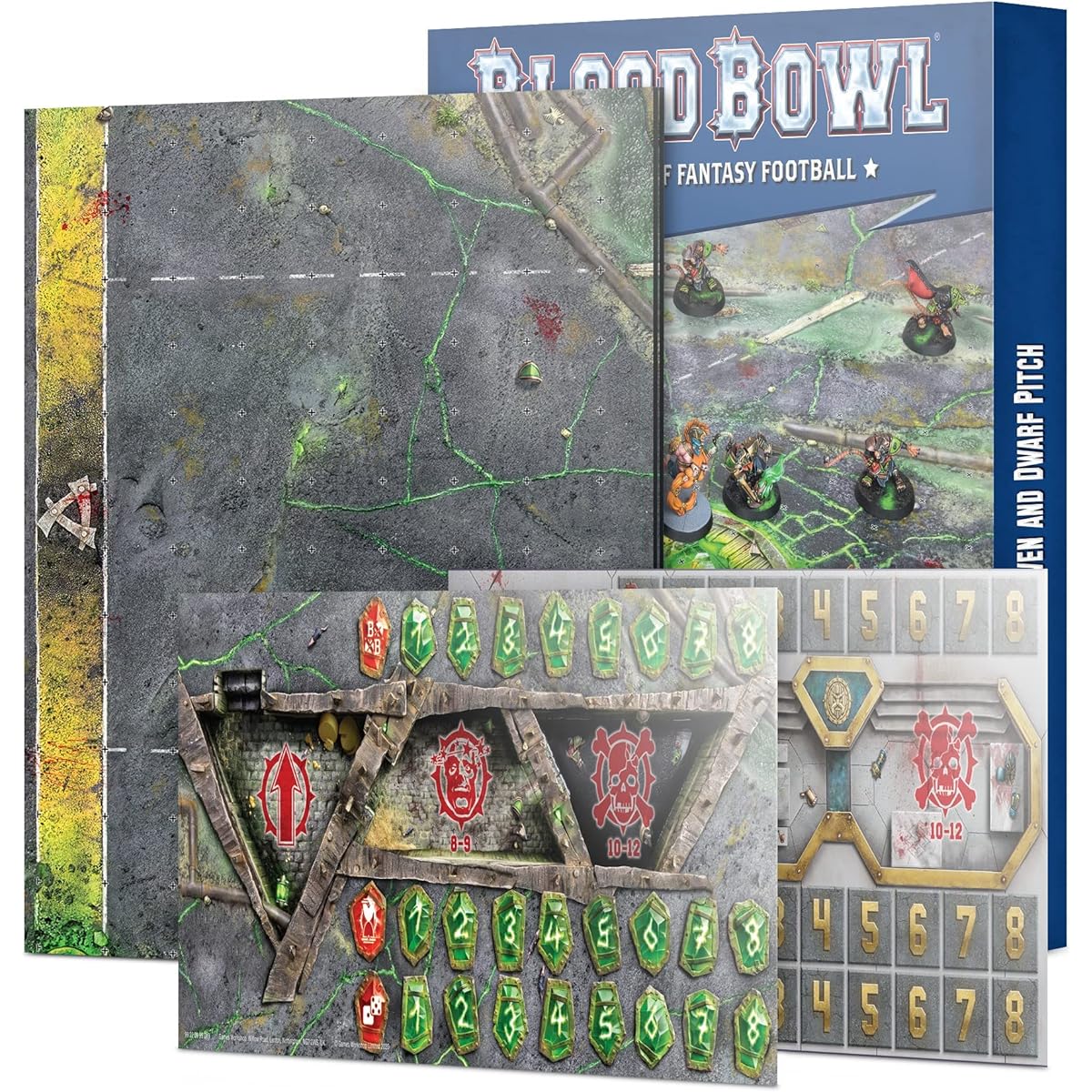 GW Blood Bowl Skaven & Dwarf Pitch