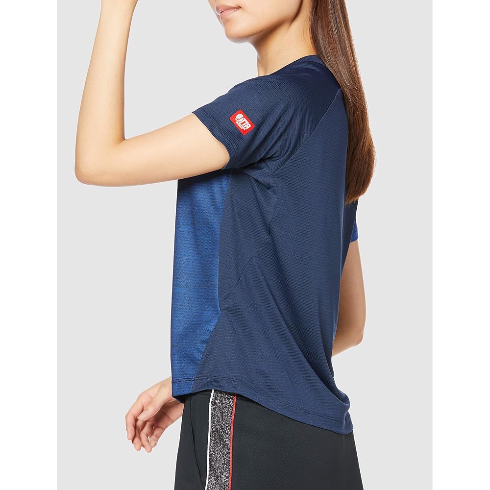 [Mizuno] Table Tennis Wear, Game Shirt, Short Sleeve, Easy to Move, Sweat Absorbent, Quick Drying, Standard JTTA Approved, 82JA0211 Women's