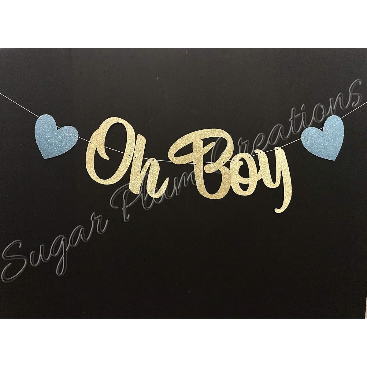 3 feet wide Oh Boy Banner