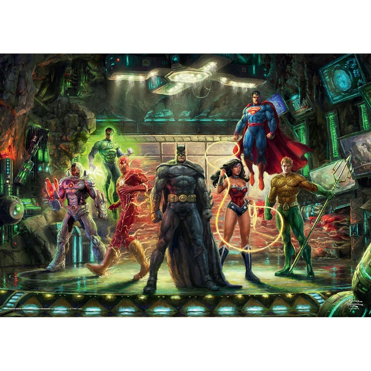 Schmidt | Thomas Kinkade Justice League 1,000 Piece | Jigsaw Puzzle | Ages 12 and up |