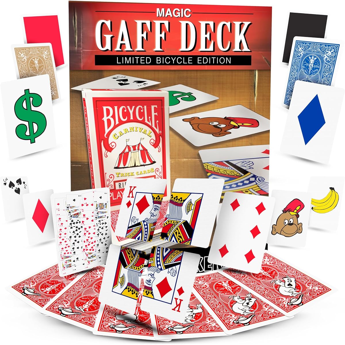 Carnival Trick Cards - Magic Tricks By Magic Makers - Video Learning Included by Magic Makers
