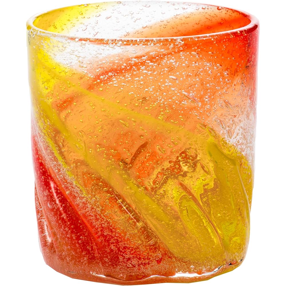 RGC Shochu Glass Sakura 7.5 x 8 Ryukyu Glass 2 pieces