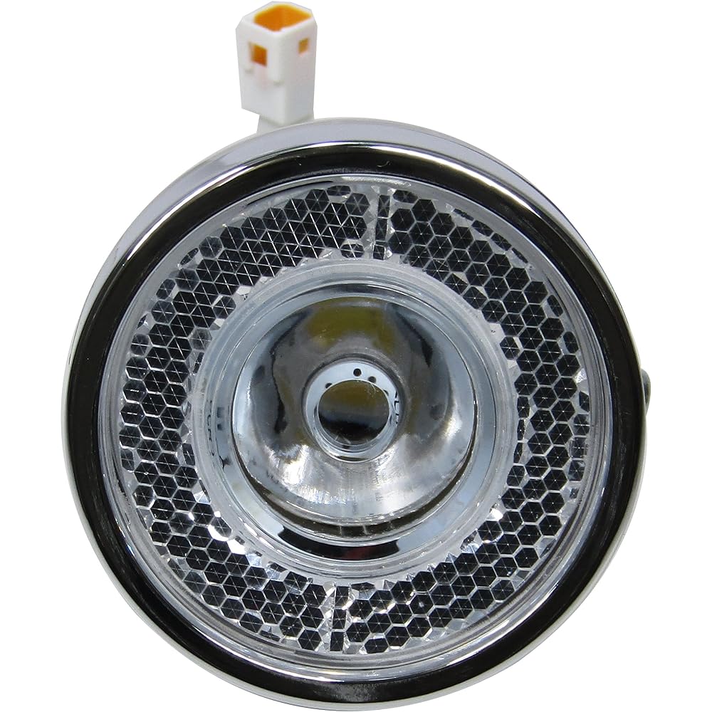 BRIDGESTONE Reflector Lamp Battery Bicycle Light Side Lamp with Reflector Black 6500326KSK