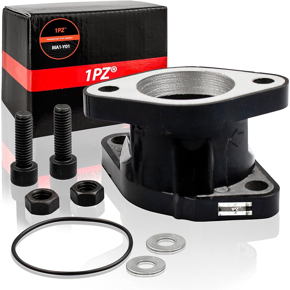 1PZ MA1-Y01 Carburetor Intake Manifold Boot Joint for Yamaha Warrior YFM350 YFM 350 87-04 ATV Quad 4Wheeler