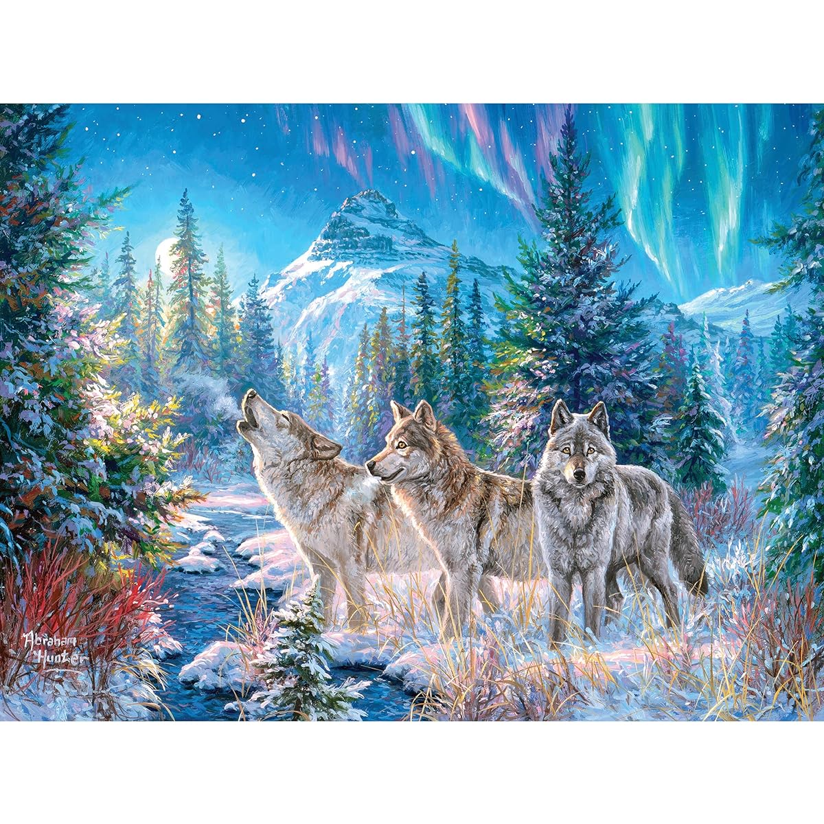 Abraham Hunter 500 Piece Jigsaw Puzzle - Moonrise Song