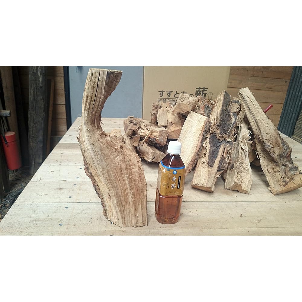 Twisted firewood [-Great for bonfires and wood-burning stoves-Suzutomo Forestry]