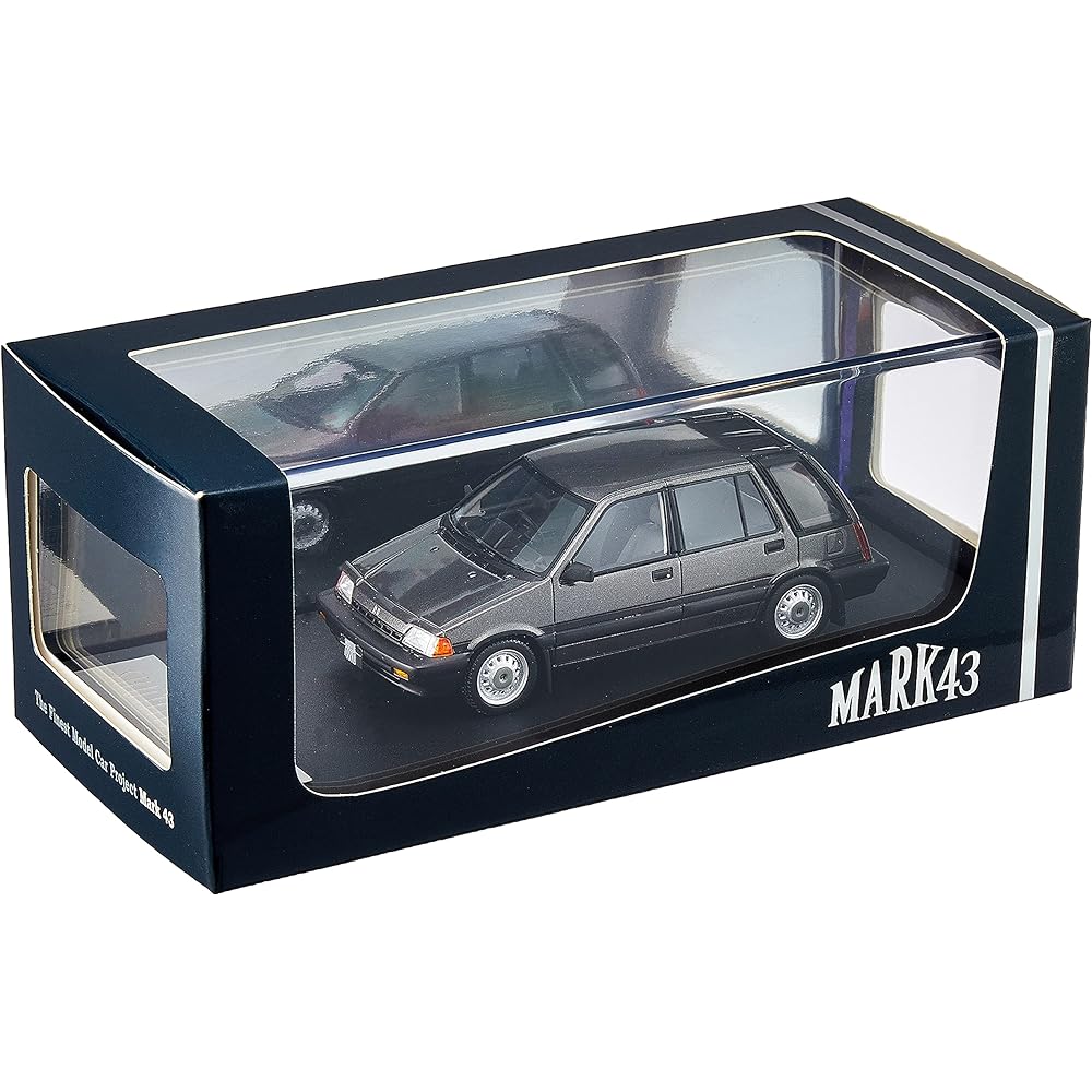 MARK43 1/43 Honda CIVIC SHUTTLE 4WD J (AR) 1984 Gray Finished Product