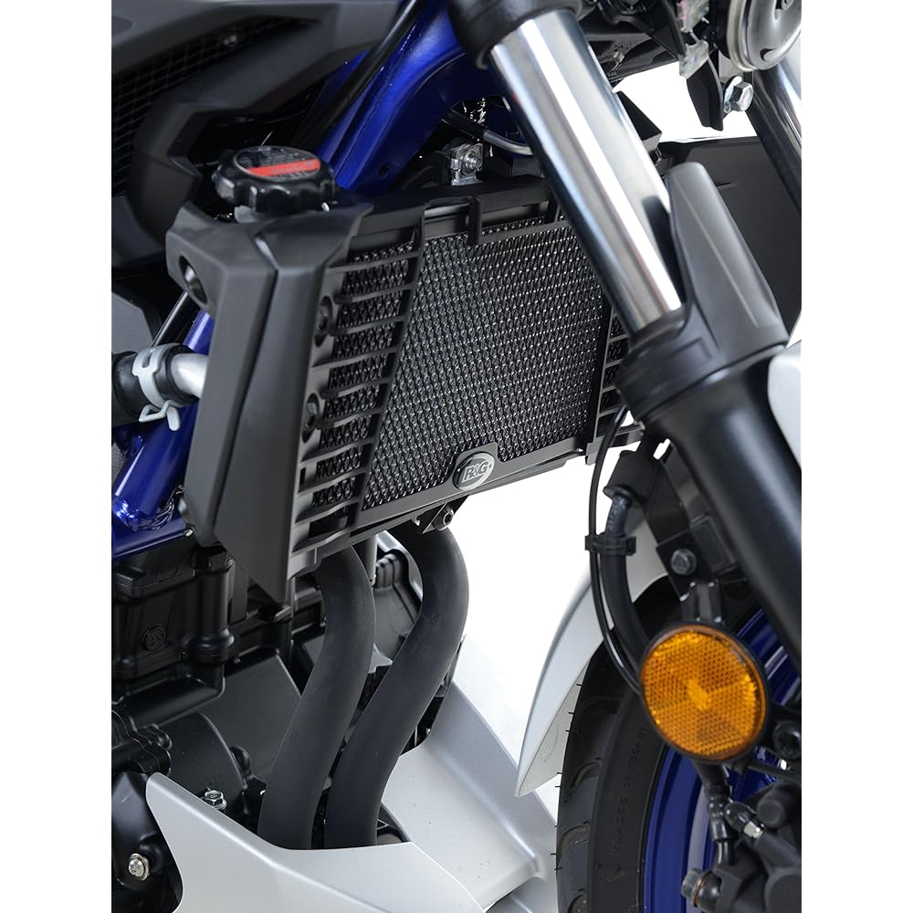 R&G Radiator Guard Aluminum Black YZF-R25(15-), YZF-R3(15-), MT-25/MT-03(16-) RG-RAD0205BK