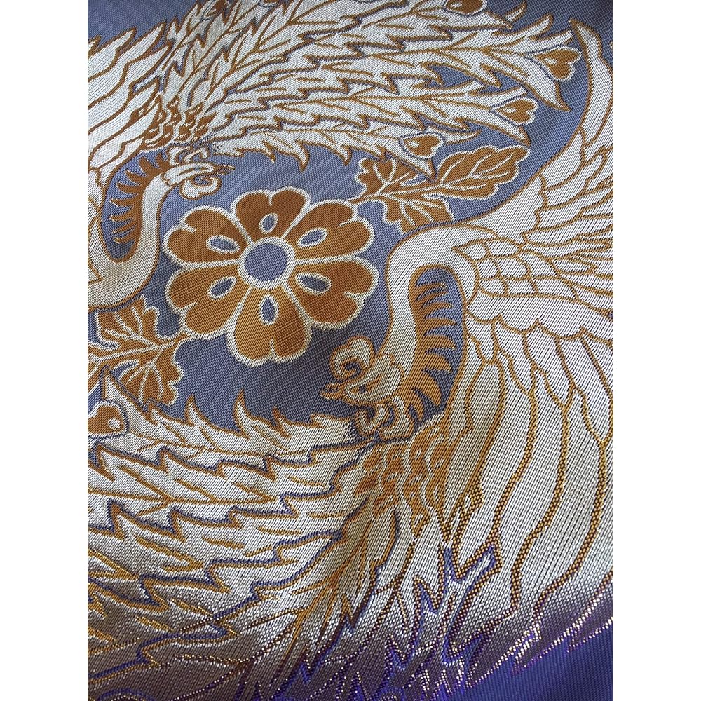 Gozen Butsuzen Zabuton Gold Orchid Japanese Pattern Japanese Room Domestic Gold Brocade 050 Zabuton (Wine)